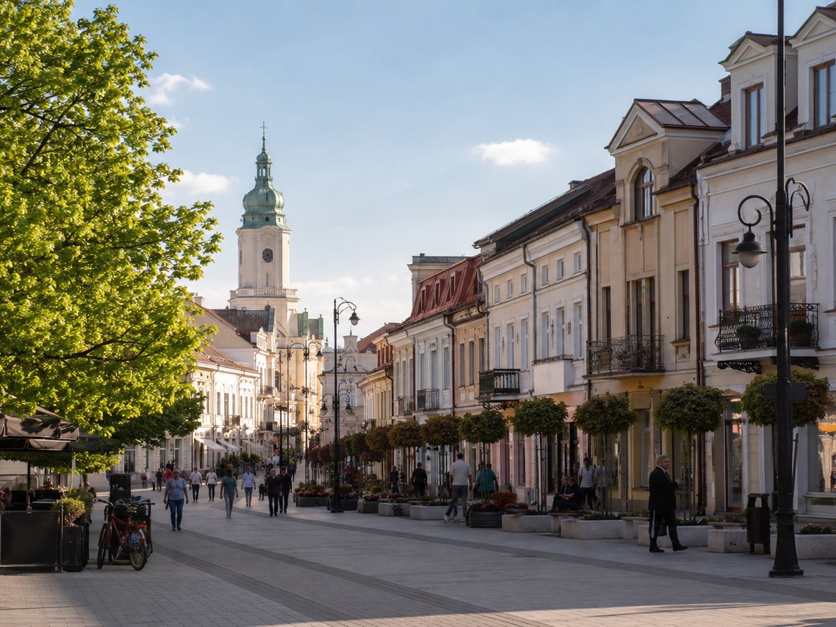 Ulica Żeromskiego w Radomiu — zdjęcie hero portalu Radom360.pl